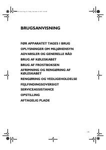 Brugsanvisning Bauknecht KRA 160 Køleskab