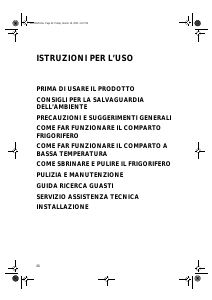 Manuale Bauknecht KRA 2510 OPTIMA Frigorifero