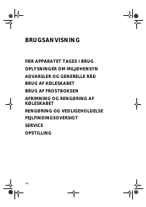 Brugsanvisning Bauknecht KRA 3700 IN Køleskab