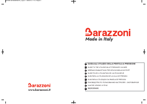 Manual Barazzoni PA 046 Lagos Pressure Cooker