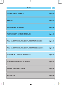 Manual de uso Bauknecht KRI 2258/3 Refrigerador