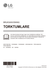 Bruksanvisning LG FDRC308N1W9 Tørketrommel