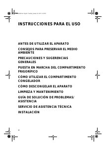 Manual de uso Bauknecht KRIE 3000/A Refrigerador