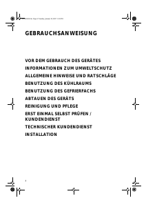 Bedienungsanleitung Bauknecht KRIE 3010/A Kühlschrank
