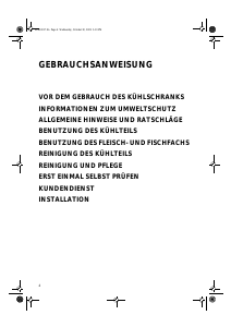 Bedienungsanleitung Bauknecht KRIF 2200/A Kühlschrank