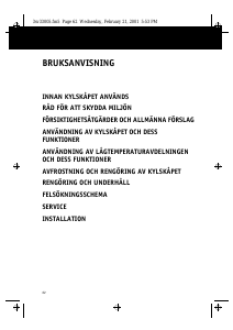 Bruksanvisning Bauknecht KRMC Stuttgart Kylskåp