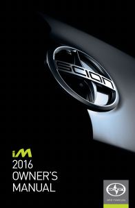Manual Scion iM (2016)