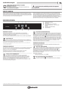 Handleiding Bauknecht KSI 18GF2 P0 Koelkast