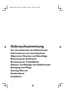 Bedienungsanleitung Bauknecht KVA 1300 Kühlschrank