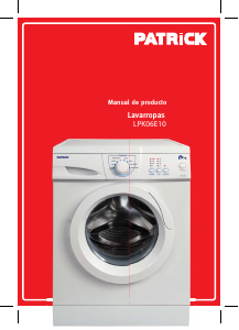 Manual de uso Patrick LPK06E10 Lavadora
