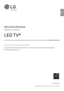 Bruksanvisning LG 43UP80006LA LED-TV