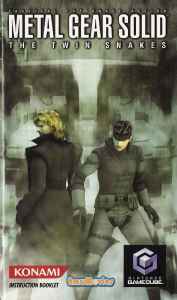 Bruksanvisning Nintendo GameCube Metal Gear Solid - The Twin Snakes