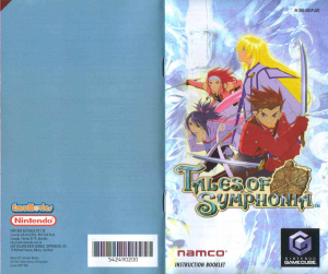 Handleiding Nintendo GameCube Tales of Symphonia