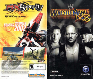 Bruksanvisning Nintendo GameCube WWE WrestleMania X8 