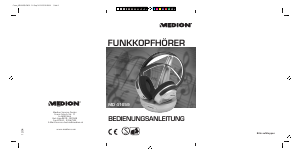 Bedienungsanleitung Medion MD 41659 Kopfhörer