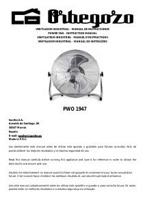Mode d’emploi Orbegozo SFA 8000 Ventilateur