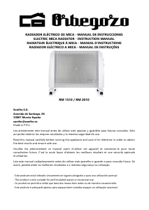 Manual Orbegozo RMB 1510 Aquecedor