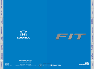 Handleiding Honda Fit (2016)