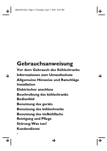 Bedienungsanleitung Bauknecht UVIE 1400/A Kühlschrank