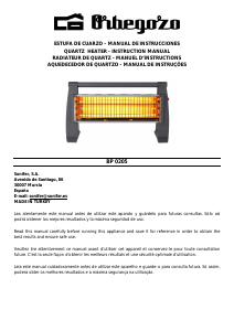 Manual Orbegozo BP 0206 Heater