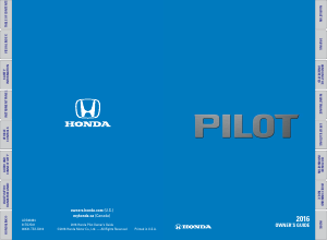 Handleiding Honda Pilot (2016)