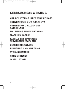 Bedienungsanleitung Bauknecht KRIW 1230 Weinklimaschrank