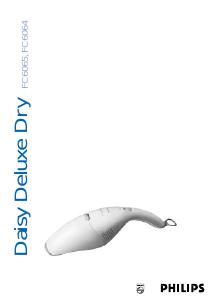 Brugsanvisning Philips FC6064 Daisy Deluxy Dry Håndstøvsuger