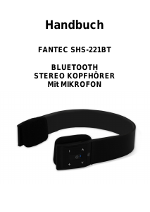 Bedienungsanleitung Fantec SHS-221BT Kopfhörer