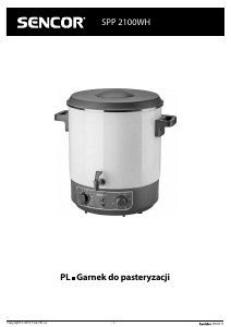 Instrukcja Sencor SPP 2100WH Automat do wekowania