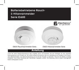 Bedienungsanleitung Ei Electronics Ei603 Rauchmelder