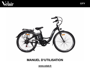 Mode d’emploi Velair City Vélo électrique