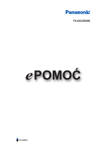 Priručnik Panasonic TX-65CZ950E OLED televizor
