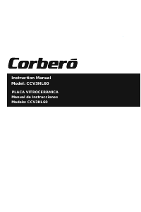 Manual de uso Corberó CCV 3HL 60 Placa
