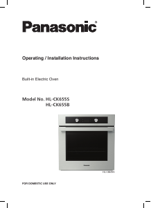 Manual Panasonic HL-CK655B Oven
