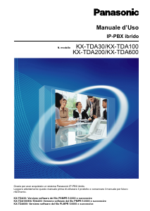 Manuale Panasonic KX-TDA200NE Telefono