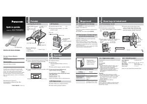 Handleiding Panasonic KX-TS500FX Telefoon