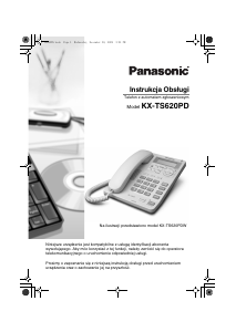 Instrukcja Panasonic KX-TS620W Telefon