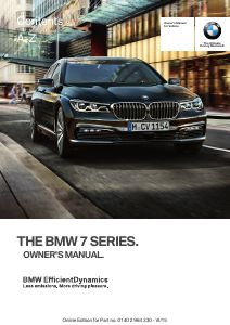 Bruksanvisning BMW 750i xDrive (2015)