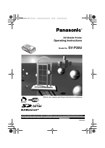 Handleiding Panasonic SV-P20 Fotoprinter