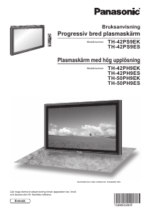 Bruksanvisning Panasonic TH-42PS9ES Plasmaskärm