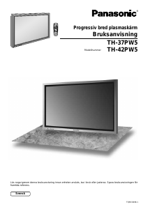 Bruksanvisning Panasonic TH-37PW5EX Plasma TV