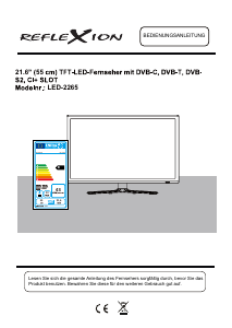 Bedienungsanleitung Reflexion LED-2265 LED fernseher