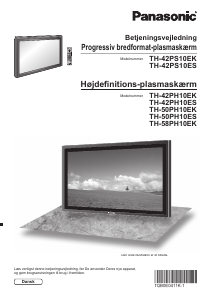 Brugsanvisning Panasonic TH-42PH10EK Plasma TV