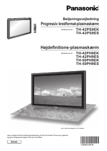 Brugsanvisning Panasonic TH-42PH9EK Plasma TV