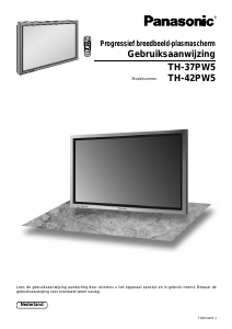 Handleiding Panasonic TH-42PW5EX Plasma televisie