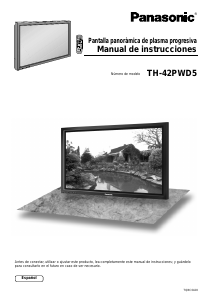 Manual de uso Panasonic TH-42PWD5RY Televisor de plasma