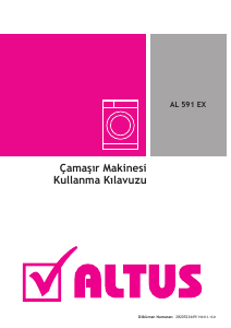 Kullanım kılavuzu Altus AL 591 EX Çamaşır makinesi