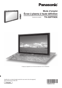 Mode d’emploi Panasonic TH-50PF9EK Téléviseur plasma