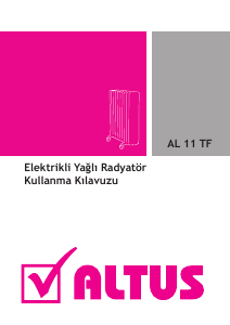 Kullanım kılavuzu Altus AL 11 TF Isıtıcı