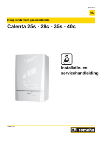 Handleiding Remeha Calenta 28c CV-ketel